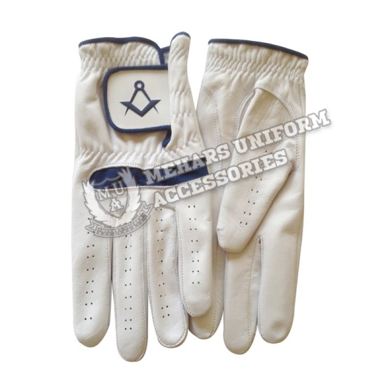 Real Leather Golf Gloves in S&C for Freemasons Masonic For one Left Hand only